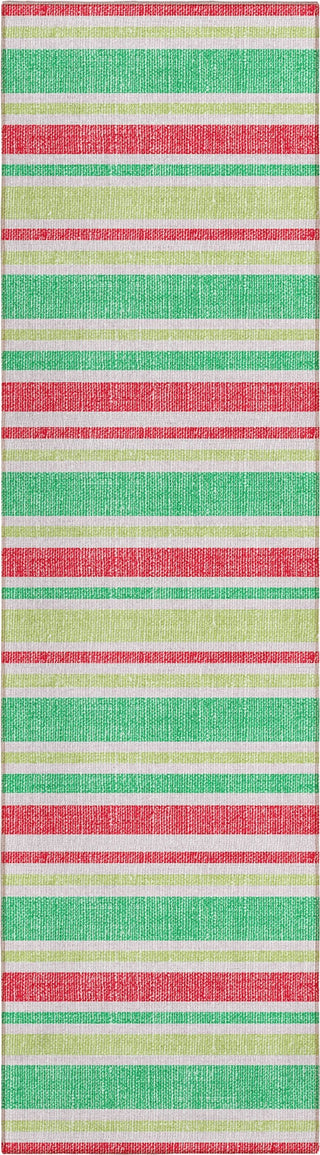 Piper Looms Chantille Stripes ACN531 Green Area Rug