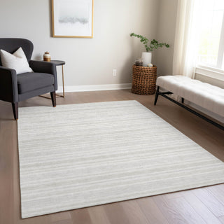 Piper Looms Chantille Stripes ACN531 Ivory Area Rug