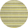 Piper Looms Chantille Stripes ACN531 Khaki Area Rug