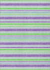 Piper Looms Chantille Stripes ACN531 Lime Area Rug