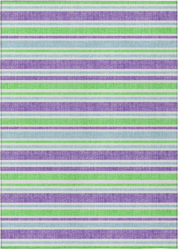 Piper Looms Chantille Stripes ACN531 Lime Area Rug