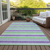 Piper Looms Chantille Stripes ACN531 Lime Area Rug