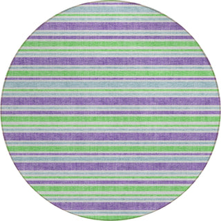 Piper Looms Chantille Stripes ACN531 Lime Area Rug