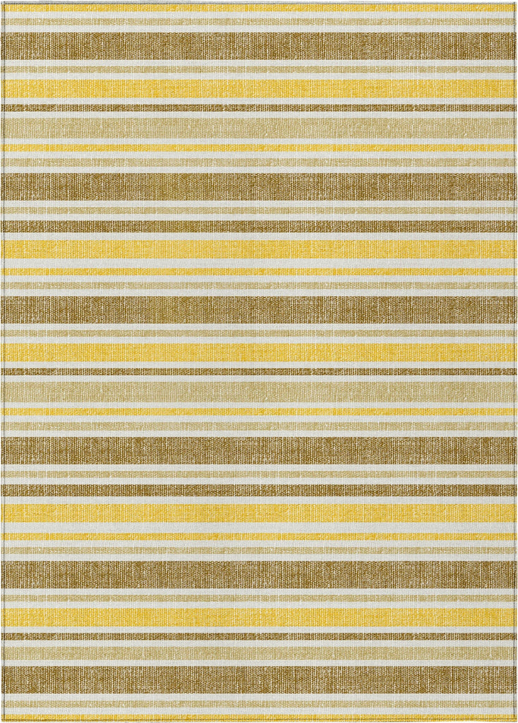 Piper Looms Chantille Stripes ACN531 Mocha Area Rug