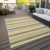 Piper Looms Chantille Stripes ACN531 Mocha Area Rug