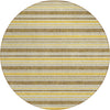 Piper Looms Chantille Stripes ACN531 Mocha Area Rug