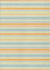 Piper Looms Chantille Stripes ACN531 Orange Area Rug