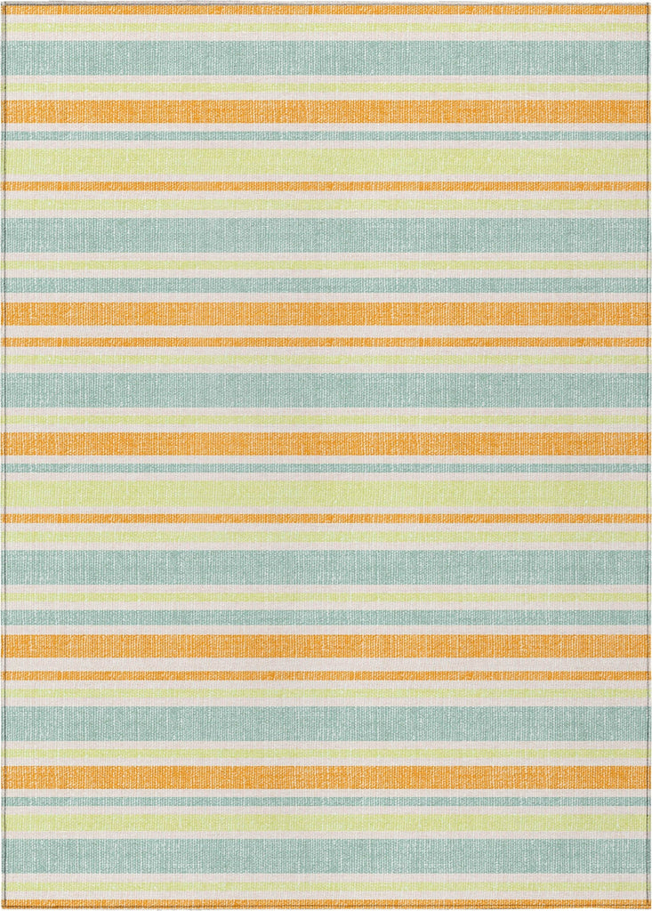 Piper Looms Chantille Stripes ACN531 Orange Area Rug