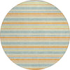 Piper Looms Chantille Stripes ACN531 Orange Area Rug