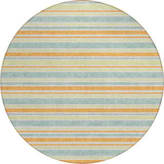 Piper Looms Chantille Stripes ACN531 Orange Area Rug