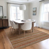 Piper Looms Chantille Stripes ACN531 Paprika Area Rug