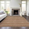 Piper Looms Chantille Stripes ACN531 Paprika Area Rug