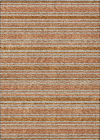 Piper Looms Chantille Stripes ACN531 Paprika Area Rug