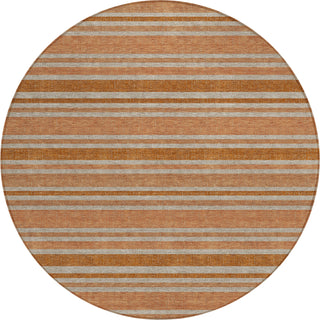 Piper Looms Chantille Stripes ACN531 Paprika Area Rug