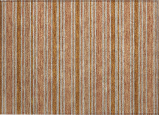 Piper Looms Chantille Stripes ACN531 Paprika Area Rug