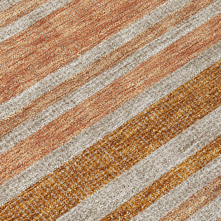 Piper Looms Chantille Stripes ACN531 Paprika Area Rug