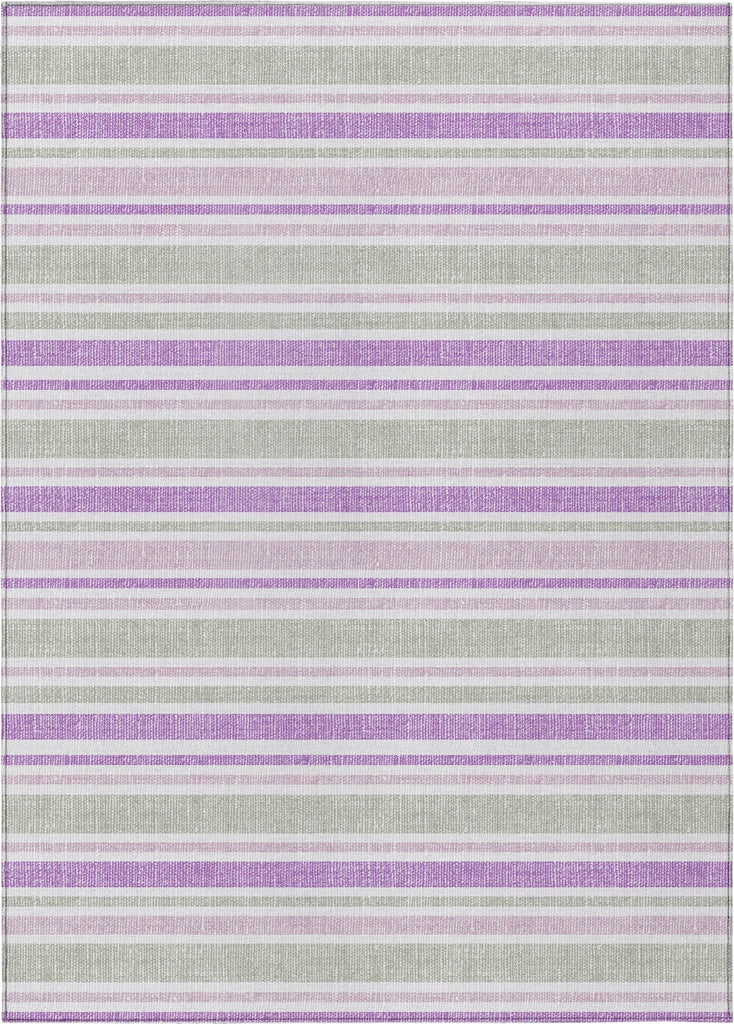 Piper Looms Chantille Stripes ACN531 Pearl Area Rug