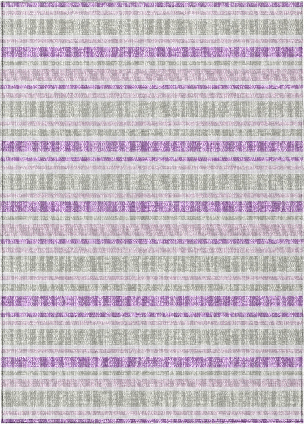 Piper Looms Chantille Stripes ACN531 Pearl Area Rug