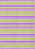 Piper Looms Chantille Stripes ACN531 Purple Area Rug