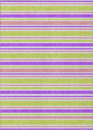 Piper Looms Chantille Stripes ACN531 Purple Area Rug