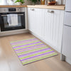 Piper Looms Chantille Stripes ACN531 Purple Area Rug