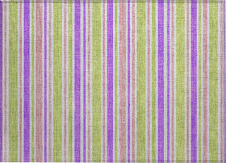 Piper Looms Chantille Stripes ACN531 Purple Area Rug