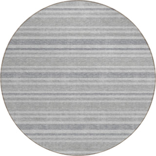 Piper Looms Chantille Stripes ACN531 Silver Area Rug