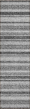 Piper Looms Chantille Stripes ACN531 Silver Area Rug