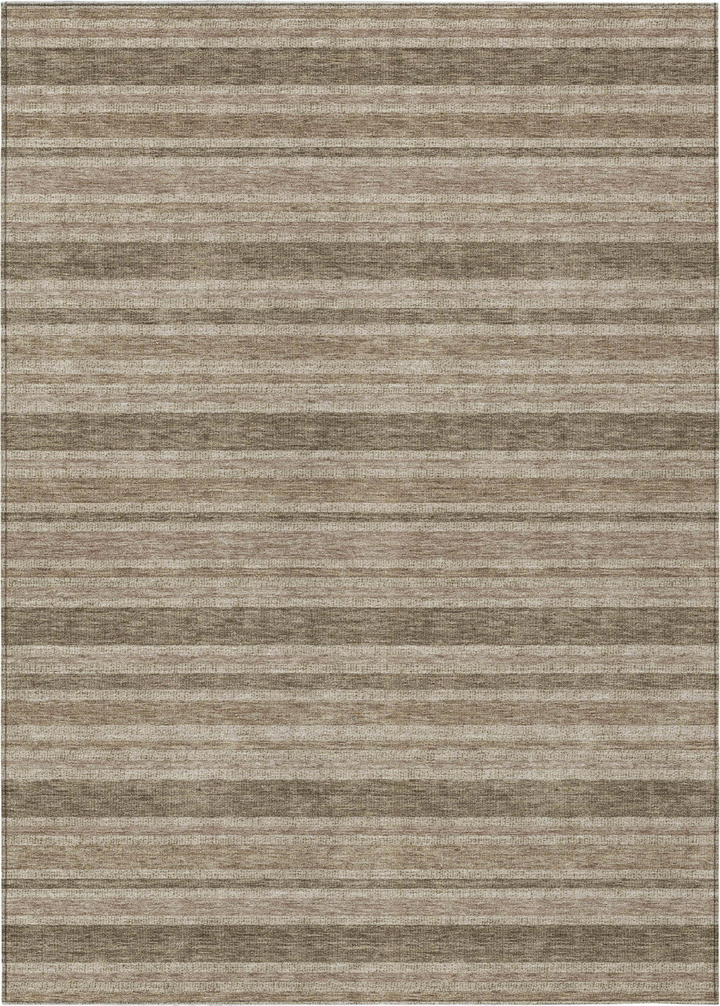 Piper Looms Chantille Stripes ACN531 Taupe Area Rug