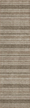 Piper Looms Chantille Stripes ACN531 Taupe Area Rug