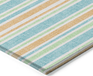 Piper Looms Chantille Stripes ACN531 Teal Area Rug