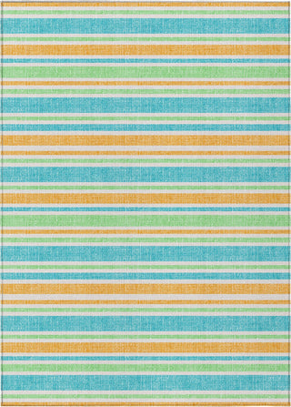 Piper Looms Chantille Stripes ACN531 Teal Area Rug