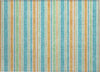 Piper Looms Chantille Stripes ACN531 Teal Area Rug