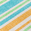 Piper Looms Chantille Stripes ACN531 Teal Area Rug