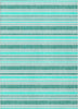 Piper Looms Chantille Stripes ACN531 Turquoise Area Rug