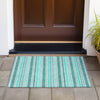 Piper Looms Chantille Stripes ACN531 Turquoise Area Rug