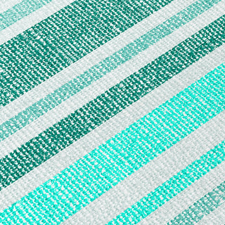 Piper Looms Chantille Stripes ACN531 Turquoise Area Rug