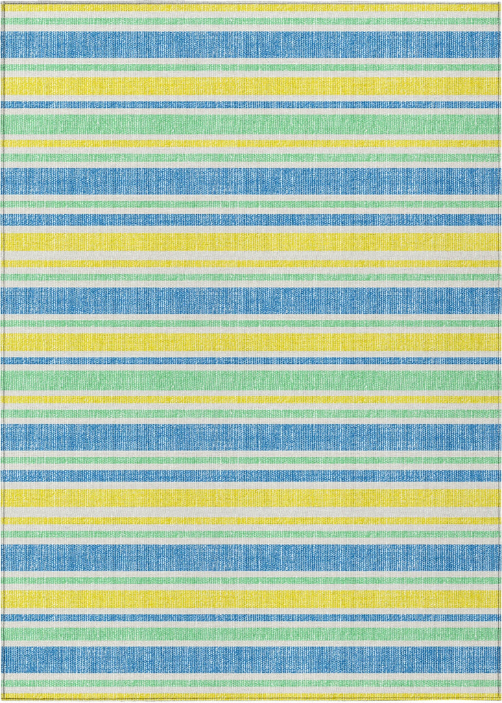 Piper Looms Chantille Stripes ACN531 Yellow Area Rug