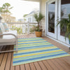 Piper Looms Chantille Stripes ACN531 Yellow Area Rug