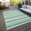 Piper Looms Chantille Stripes ACN531 Yellow Area Rug