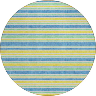 Piper Looms Chantille Stripes ACN531 Yellow Area Rug