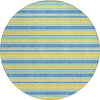Piper Looms Chantille Stripes ACN531 Yellow Area Rug