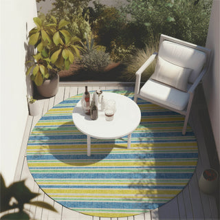 Piper Looms Chantille Stripes ACN531 Yellow Area Rug