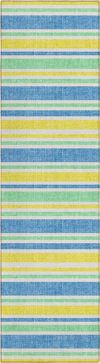 Piper Looms Chantille Stripes ACN531 Yellow Area Rug