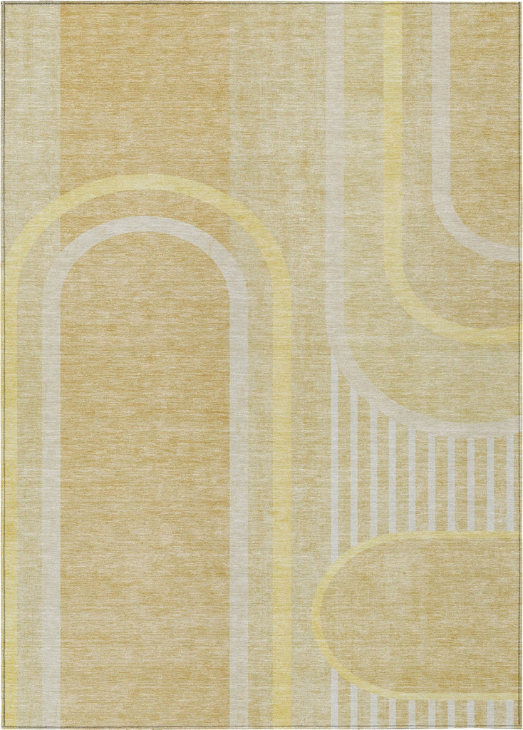 Piper Looms Chantille Art Deco ACN532 Beige Area Rug