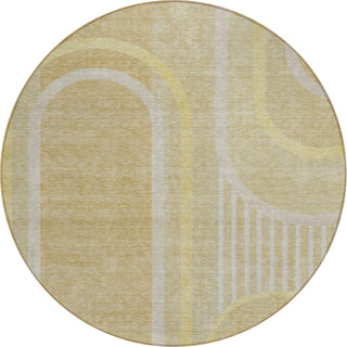 Piper Looms Chantille Art Deco ACN532 Beige Area Rug