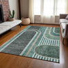 Piper Looms Chantille Art Deco ACN532 Emerald Area Rug