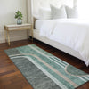 Piper Looms Chantille Art Deco ACN532 Emerald Area Rug