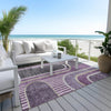 Piper Looms Chantille Art Deco ACN532 Purple Area Rug