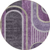 Piper Looms Chantille Art Deco ACN532 Purple Area Rug
